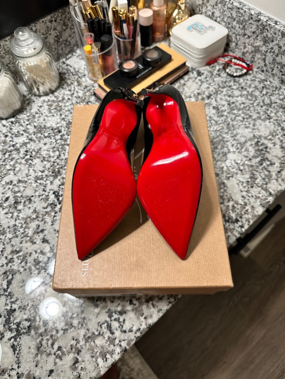 AUTHENTIC Christian Louboutin Heels never worn with box & dust bag - Picture 1 of 8